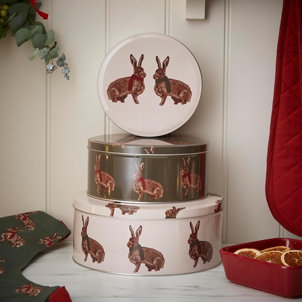 Cooksmart Heritage Hare Set of 3 Round Cake Tins