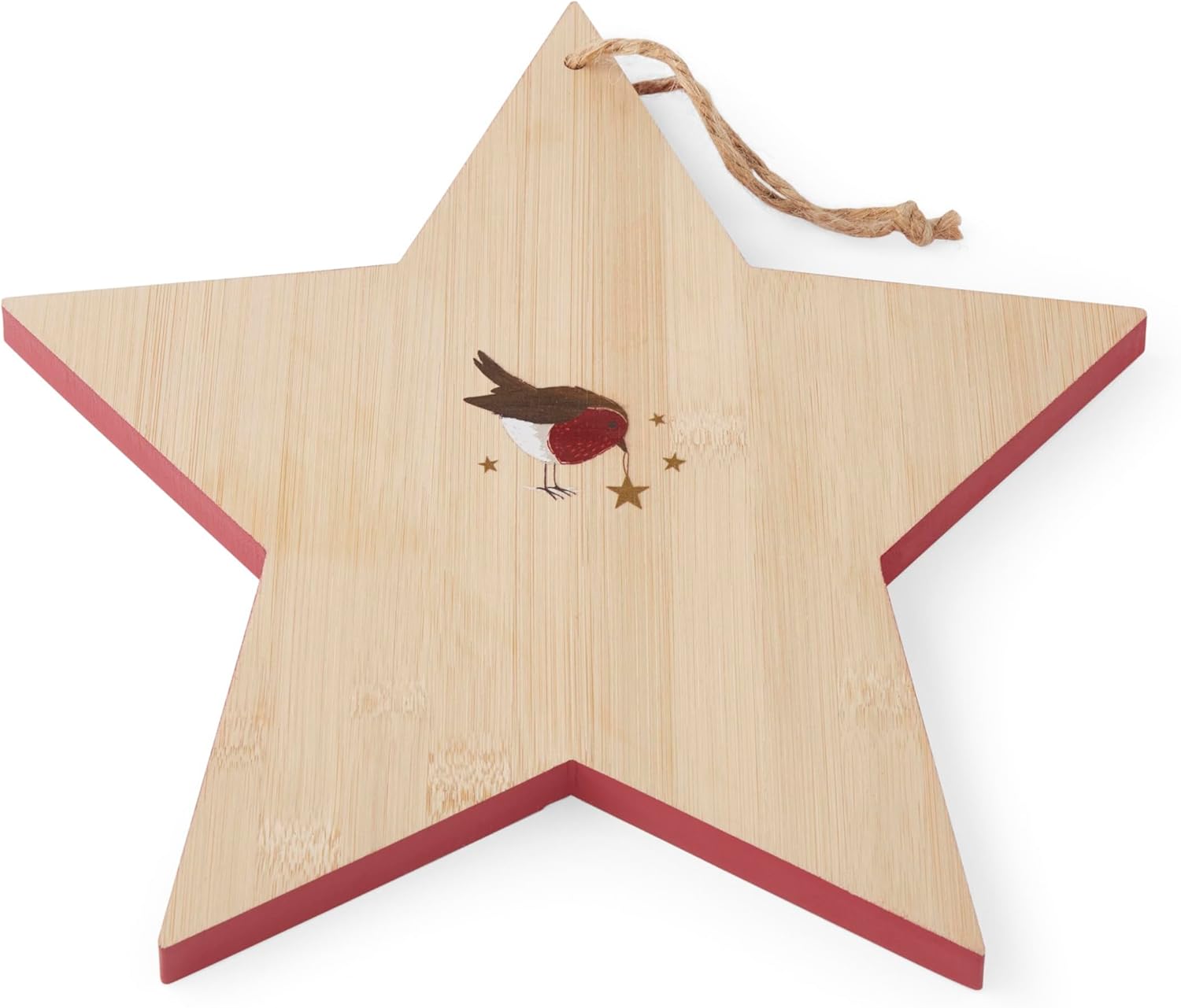 2848-1 Cooksmart Robin's Retreat Bamboo Star Shaped Board