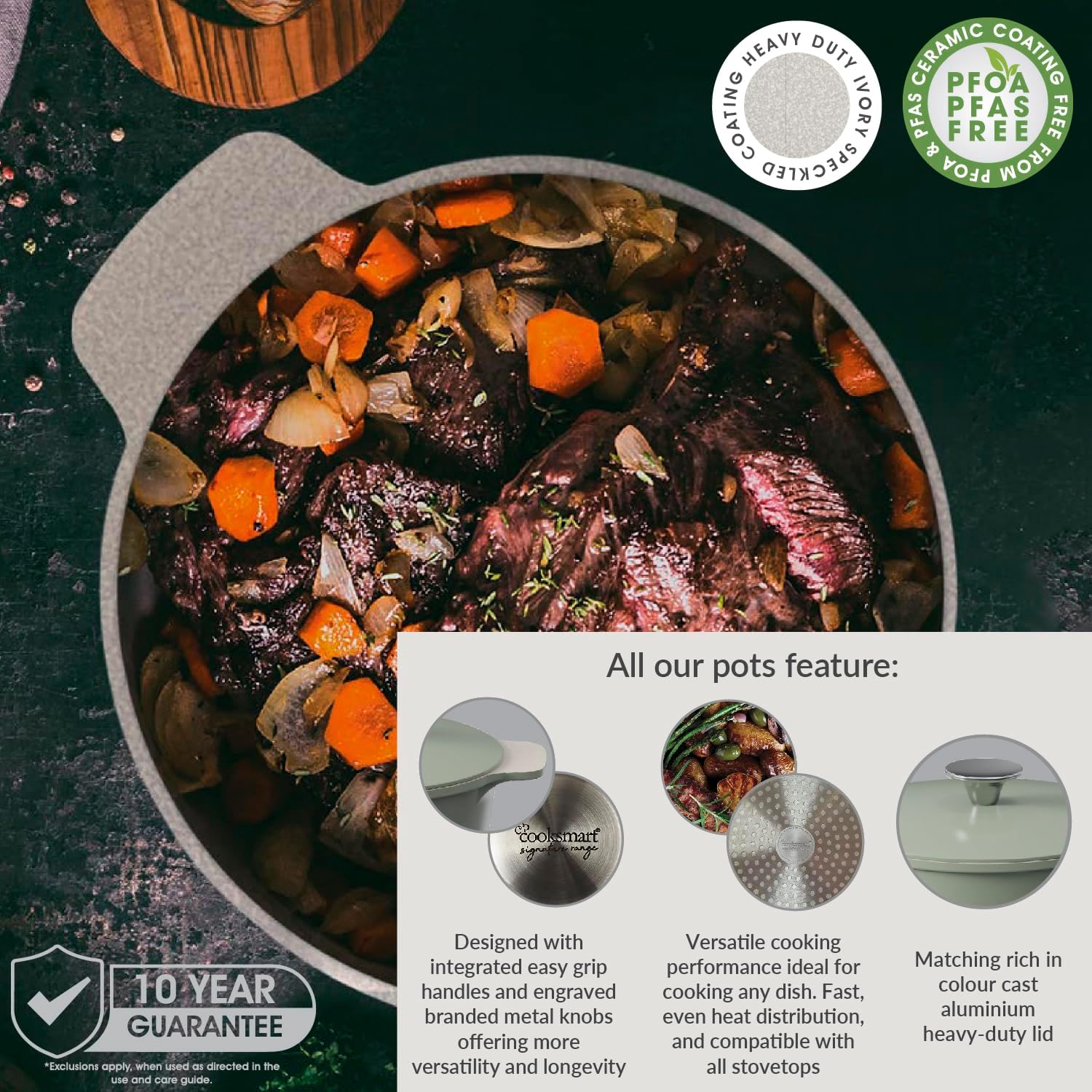Cooksmart Signature Casserole Range, Marigold