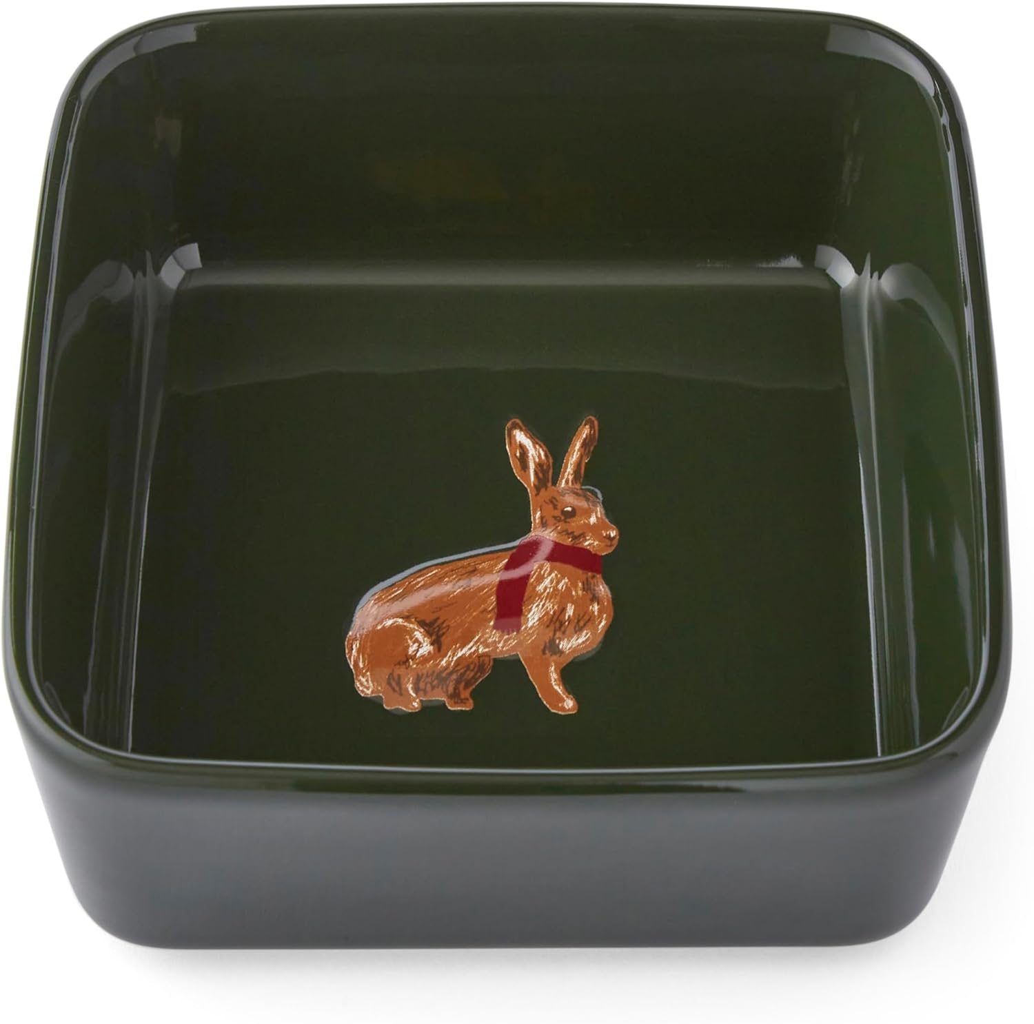 29810-1 Cooksmart Heritage Hare Star Nibble/Dip Bowl, Green