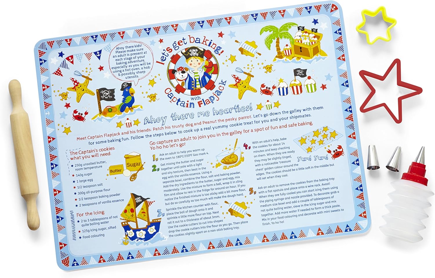 9050-2 Cooksmart Kids Captain Flapjack Baking Set