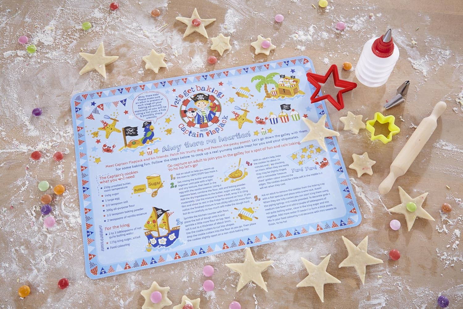 9050-4 Cooksmart Kids Captain Flapjack Baking Set