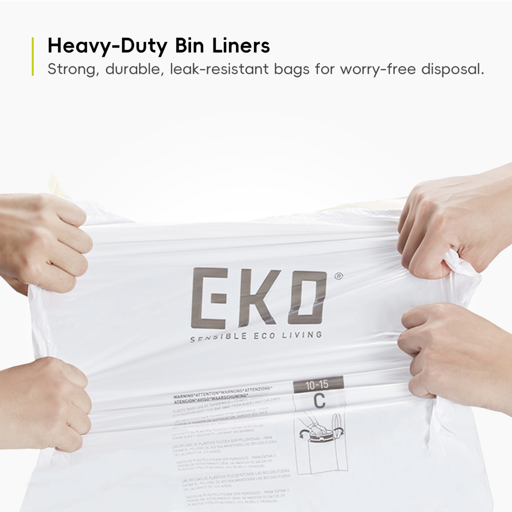 EKO Bin Liners Size C, 10 to 15L, 20 Pack