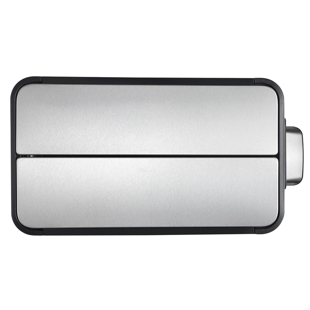 EK9377MT-45L-2 EKO Ecofly Pedal Bin 45L, Stainless Steel