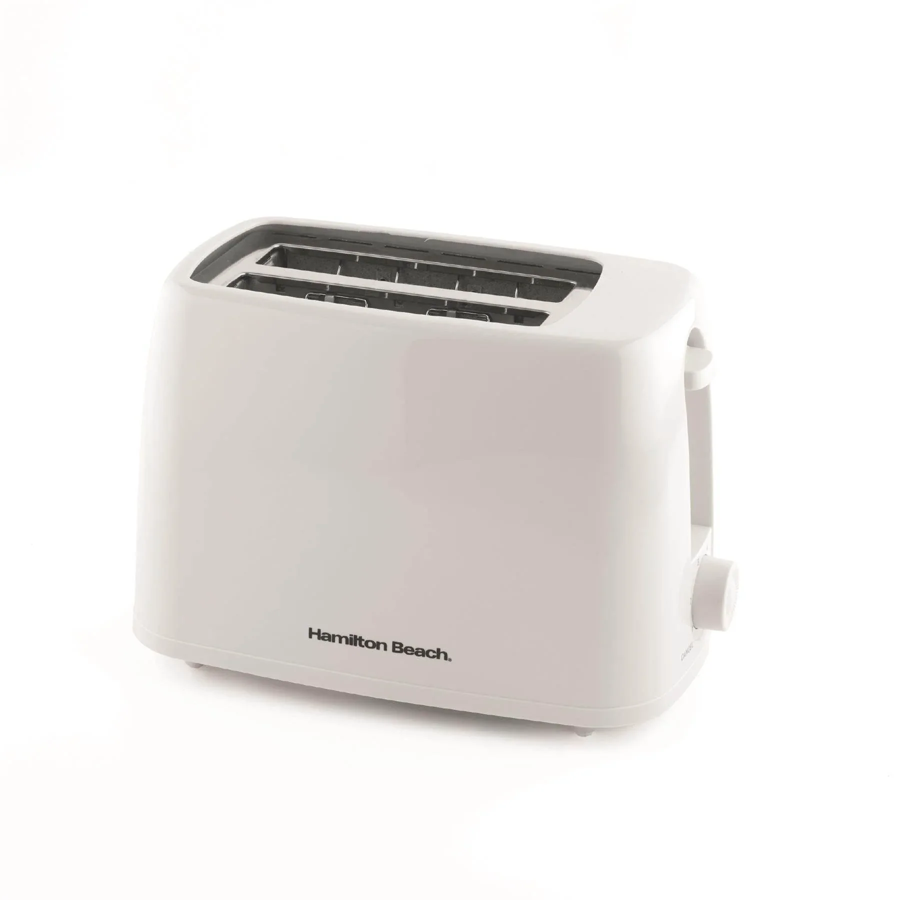 HB1116C Hamilton Beach Essential 2-Slice Toaster 650W with Wide Slots, Removable Crumb Tray & Cord Storage, Cream