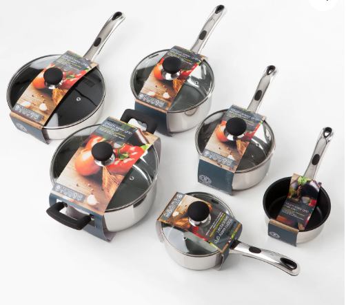 Sabichi Living Easy Grip Saucepan Range