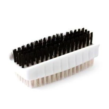 Charles Bentley Double Sided Plastic Nail Brush, Black and White, Pack of 12