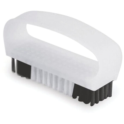 Charles Bentley Double Sided Plastic Nail Brush, Black and White, Pack of 12