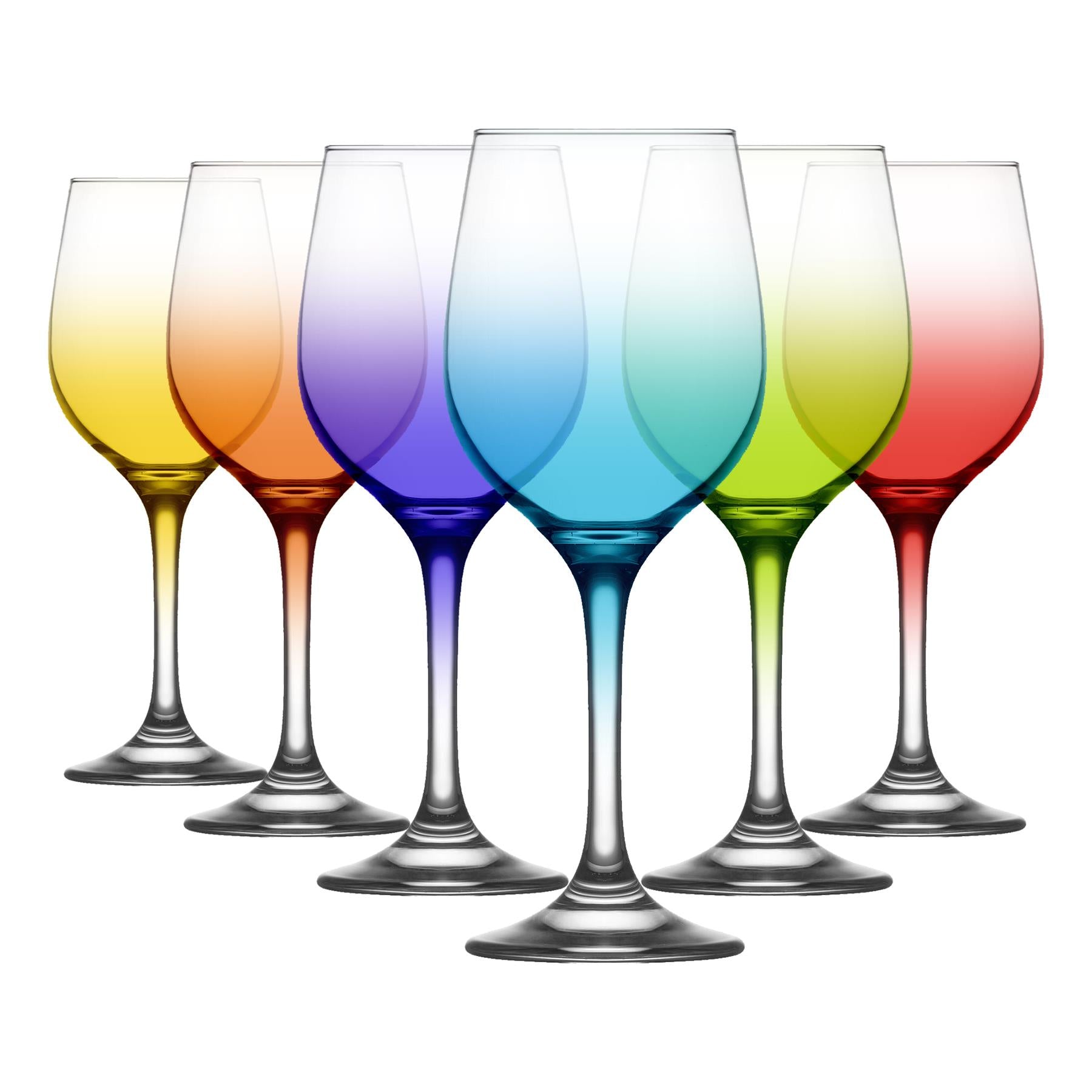 Fame Ombre Champagne Flute 6pc Gift Box LAV Fame Ombre Champagne Flute 215ml, Gift Box of 6