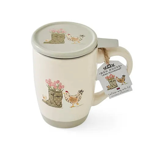 Cooksmart Hen House Lane Infuser Mug