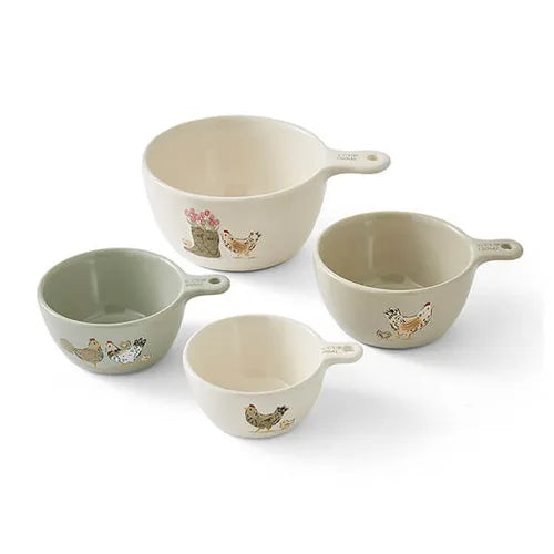 Cooksmart Hen House Lane Set of 4 Measuring Cups
