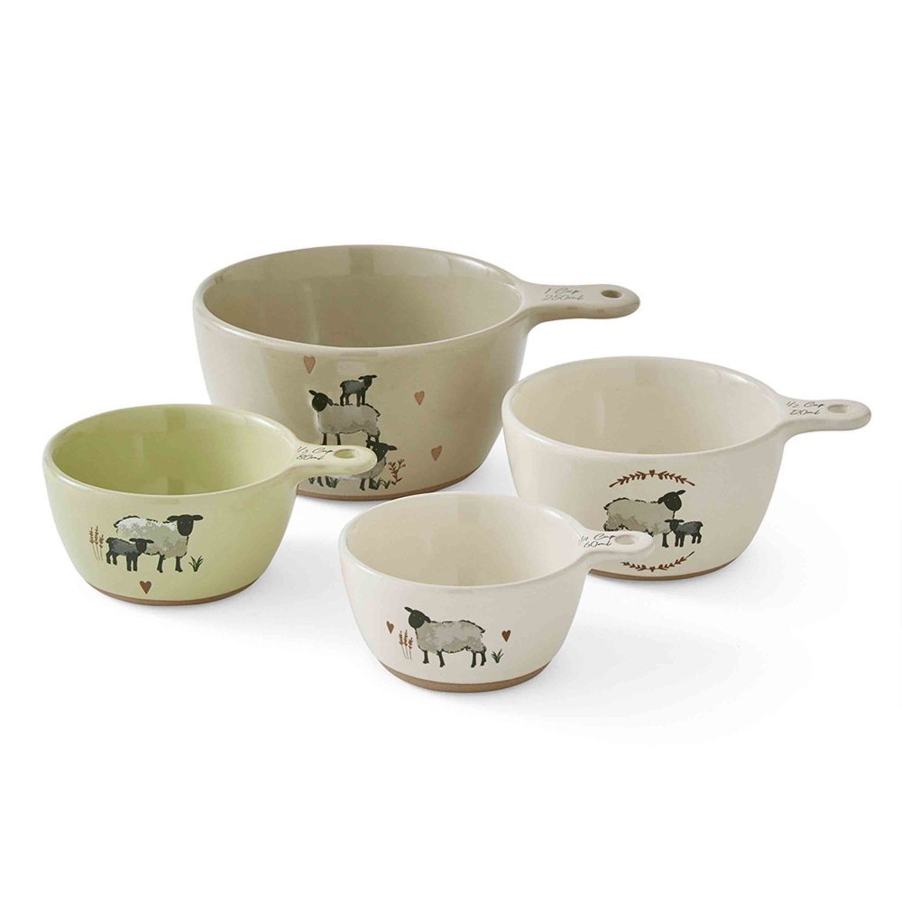 Cooksmart Highland Sheep Set of 4 Measuring Cups