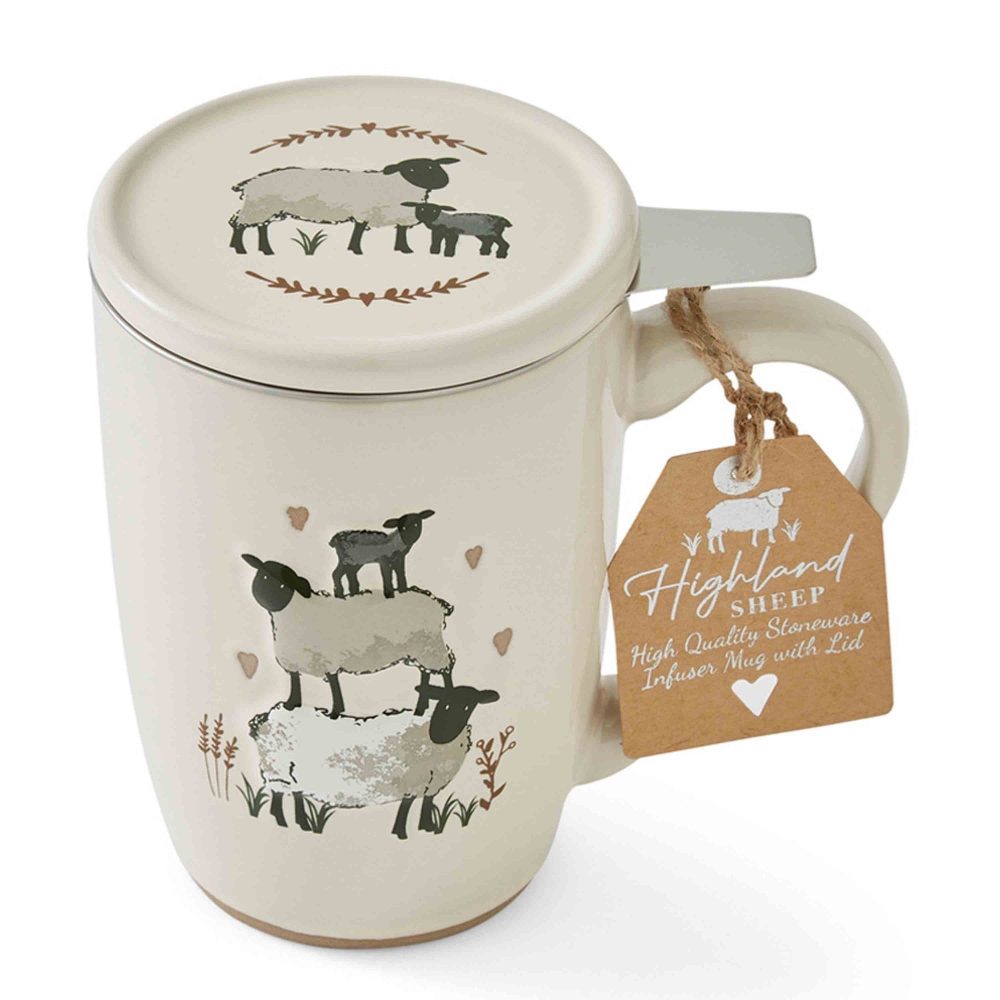 Cooksmart Highland Sheep Infuser Mug