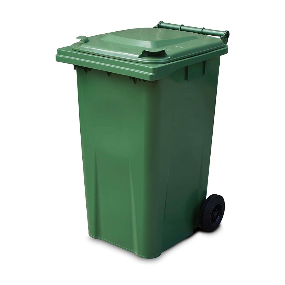 MES Wheelie Bin 240L, Green