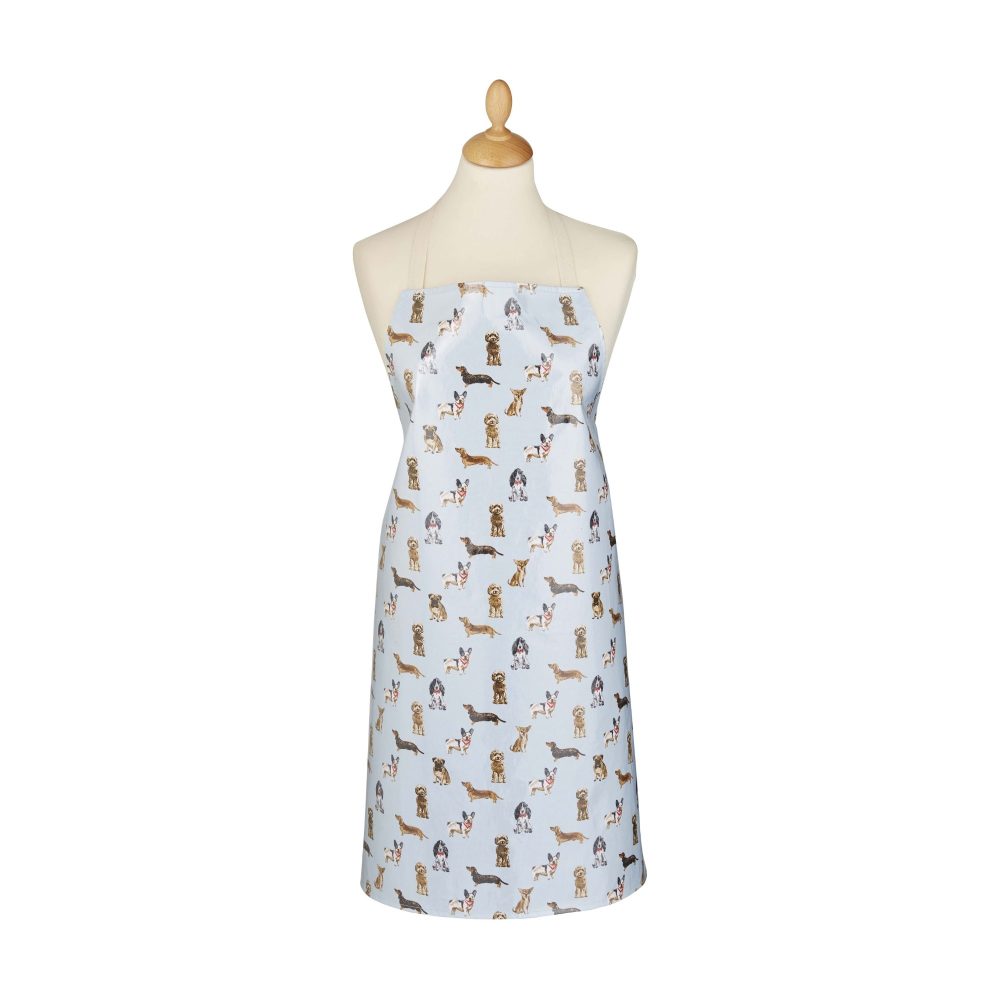 Cooksmart Curious Dogs Apron with Wipe Clean Coating
