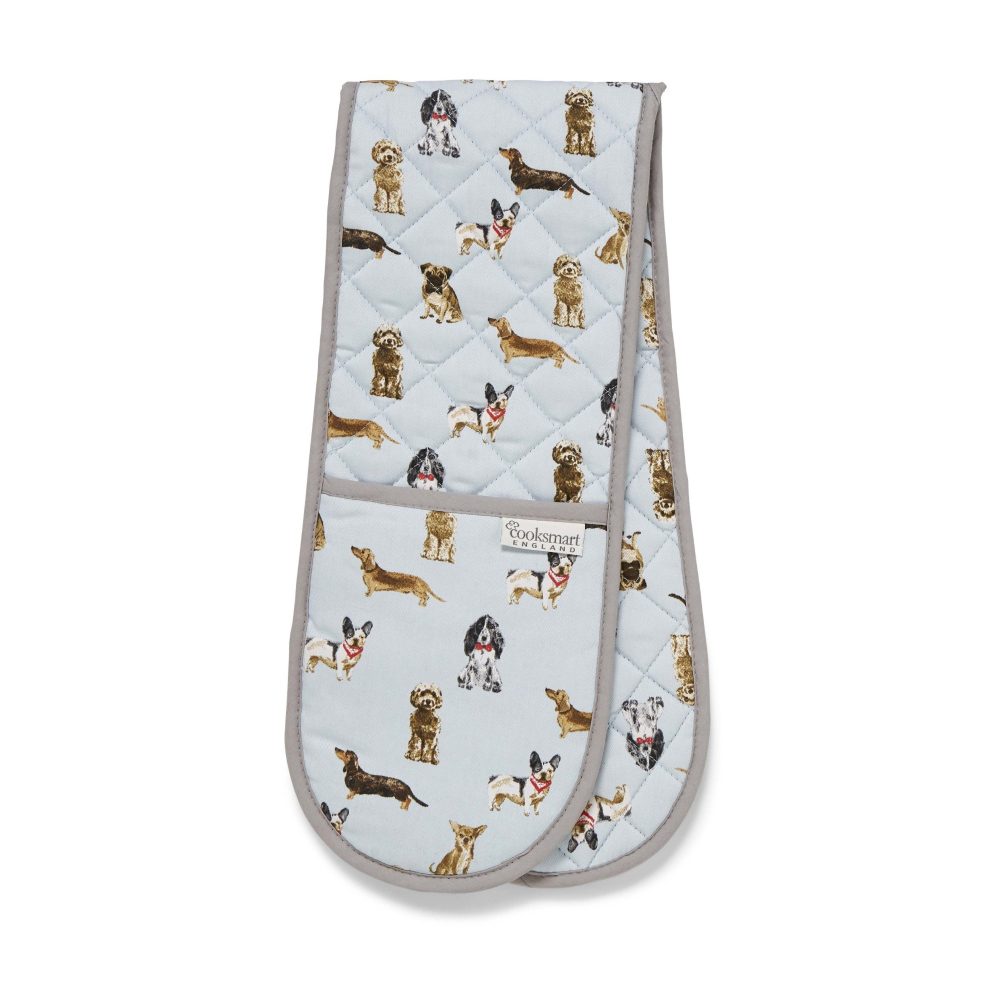 Cooksmart Curious Dogs Double Oven Glove