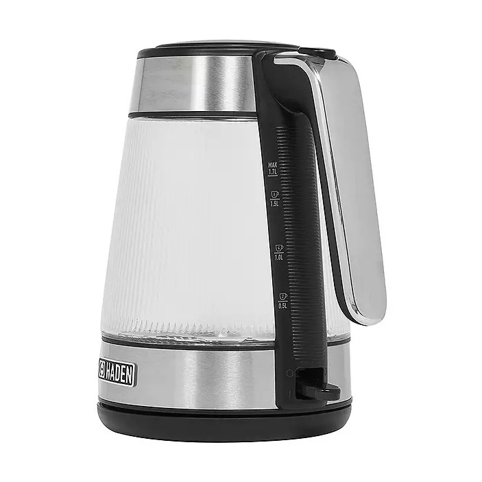 Haden Whitby 1.7L Ribbed Glass Kettle