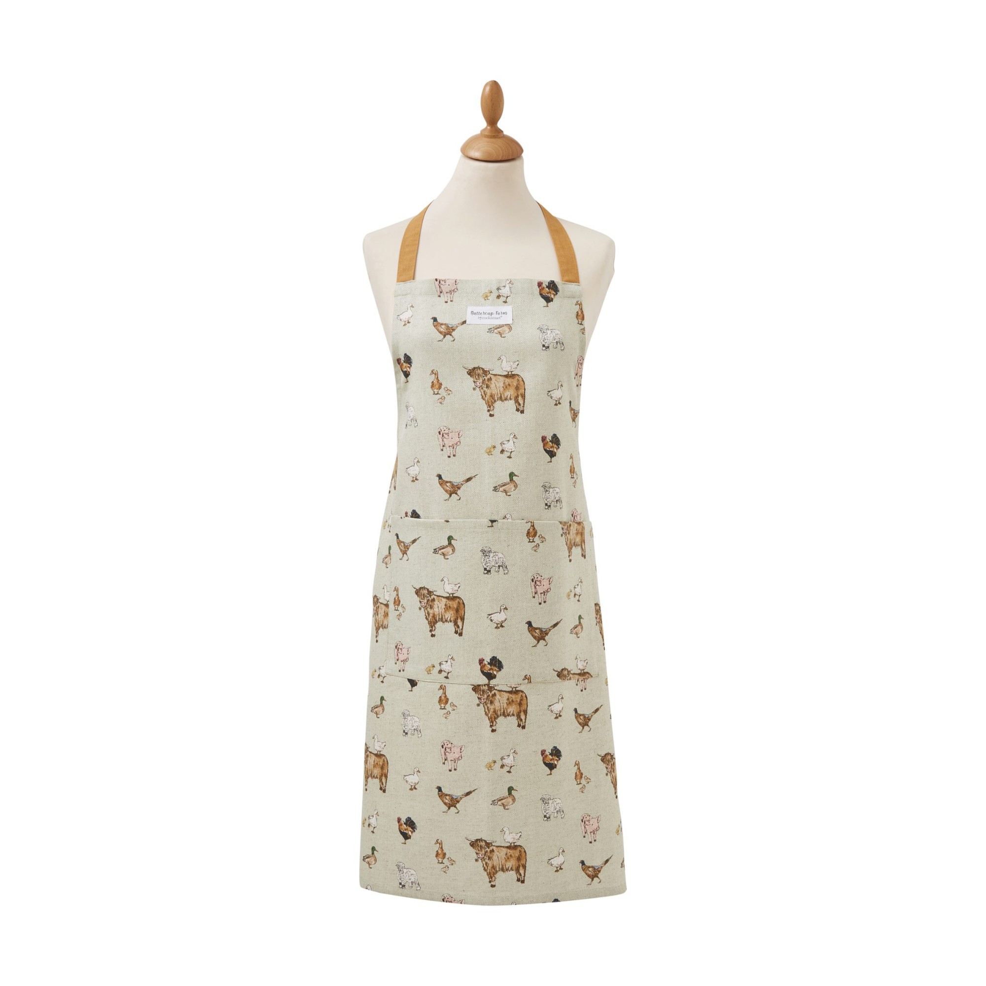 Cooksmart Buttercup Farm Apron, Organic Cotton Cooksmart Buttercup Farm Apron, Organic Cotton