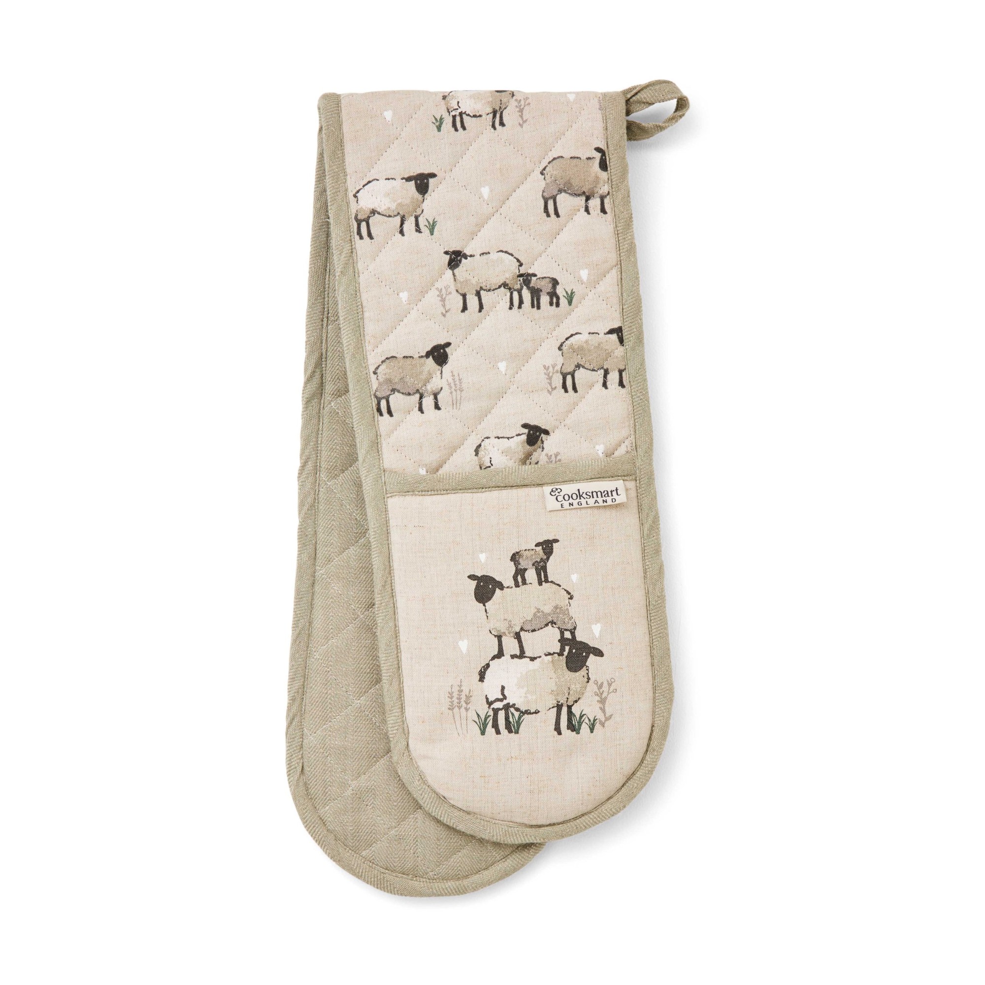 Cooksmart Highland Sheep Double Oven Glove Cooksmart Highland Sheep Double Oven Glove