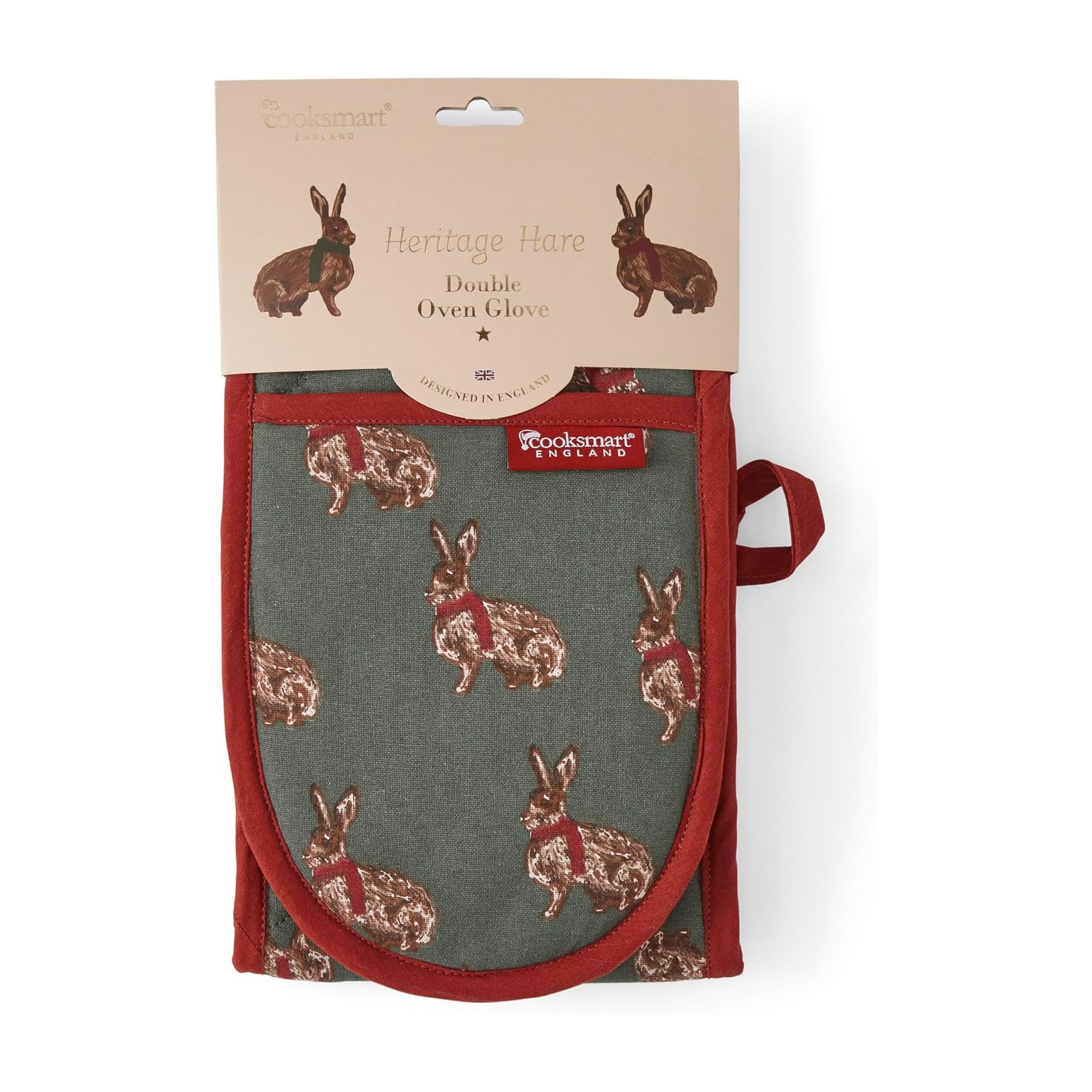 Cooksmart Heritage Hare Double Oven Glove