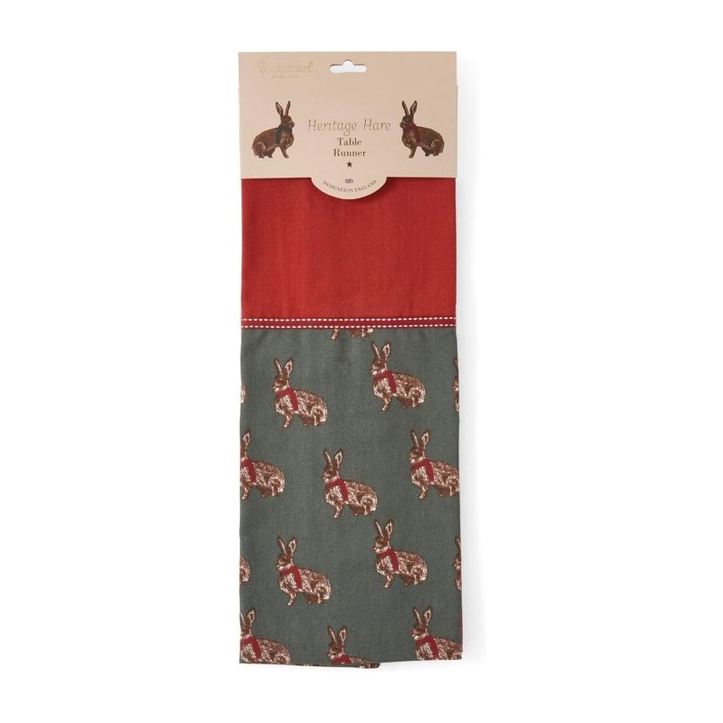 Cooksmart Heritage Hare Table Runner
