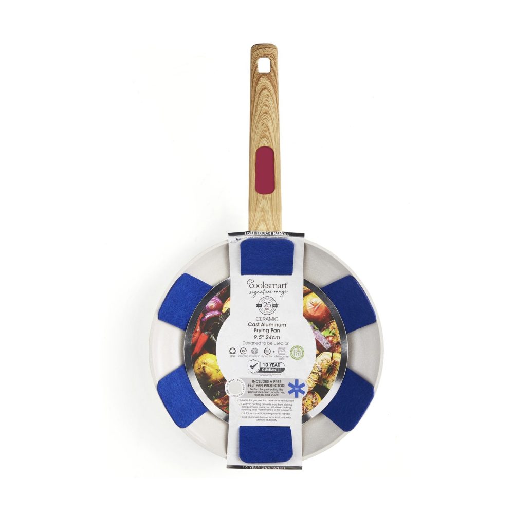 Cooksmart Signature Frying Pan 24cm Raspberry