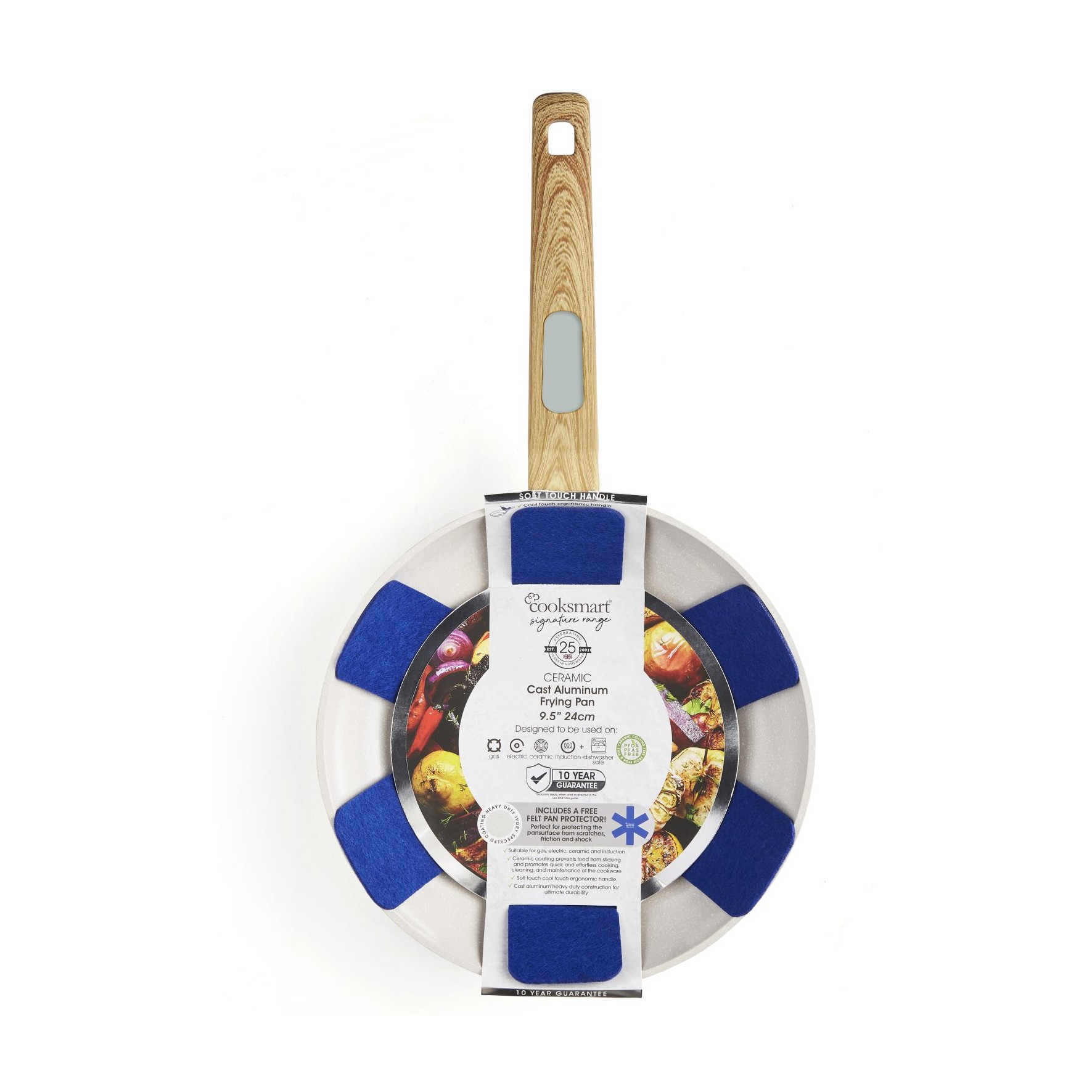 Cooksmart Signature Frying Pan 24cm Sage Green