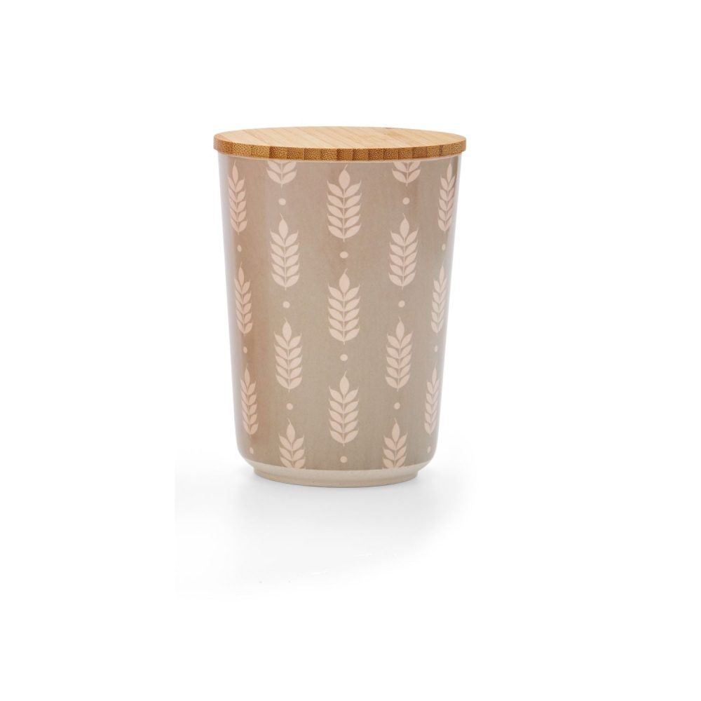 Cooksmart Buttercup Farm Bamboo Canister, Wheat