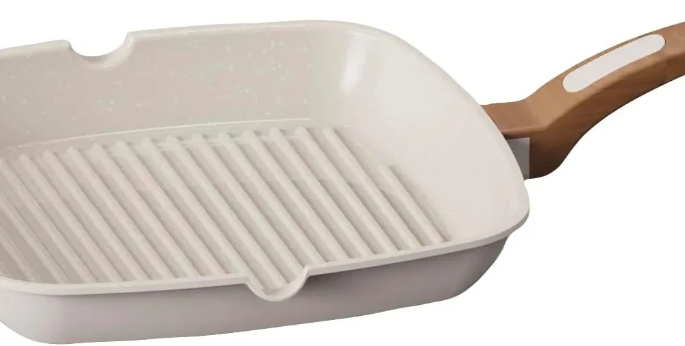 Cooksmart Signature Grill Pan 28cm Ivory