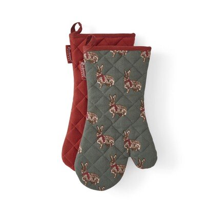Cooksmart Heritage Hare 2 Pack Gauntlets, Larger Size