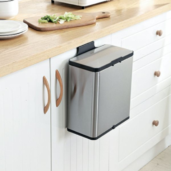 Addis Hanging Food Waste Caddy 7L, Stainless Steel