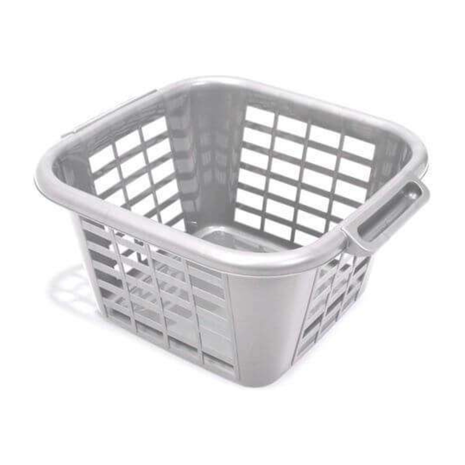 Addis 24L Square Laundry Basket, Metallic Addis 24L Square Laundry Basket, Metallic