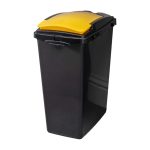 Addis 40L Recycling Bin Lift Up Lid, Yellow