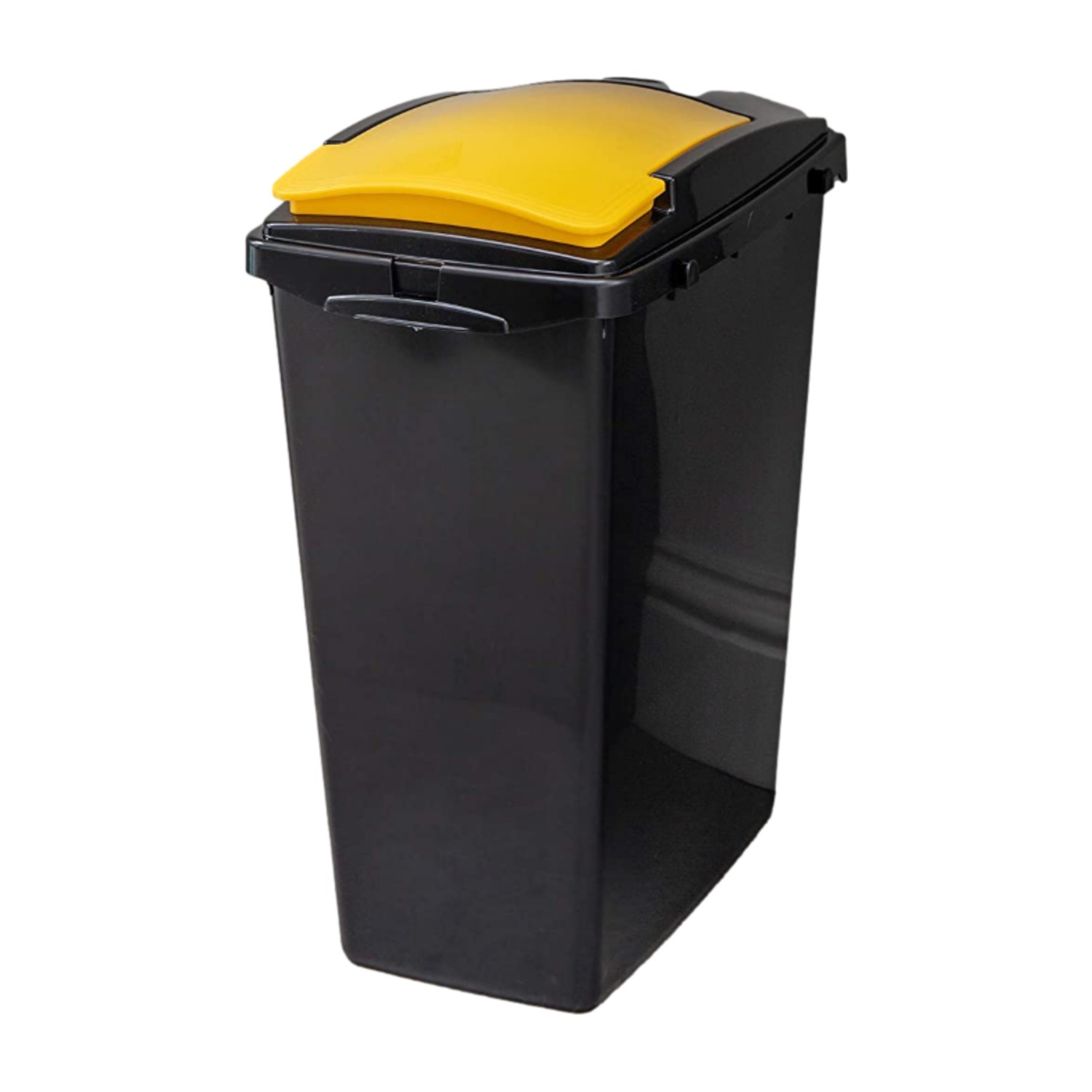 Addis 40L Recycling Bin Lift Up Lid, Yellow Addis 40L Recycling Bin Lift Up Lid, Yellow