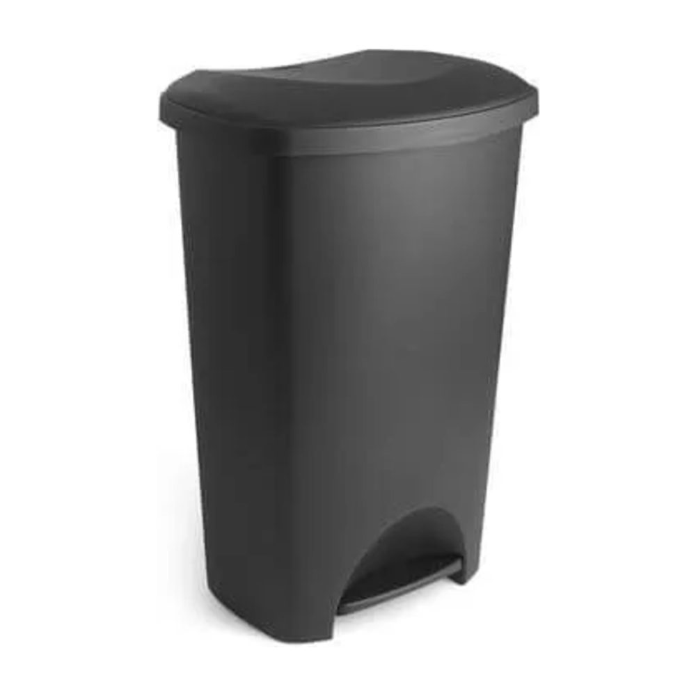Addis 50L Pedal Bin, Black