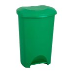 Addis 50L Pedal Bin, Green