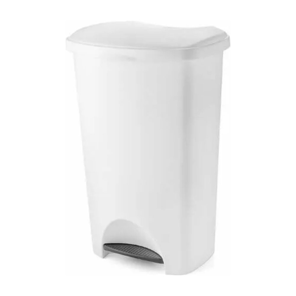 Addis 50L Pedal Bin, White