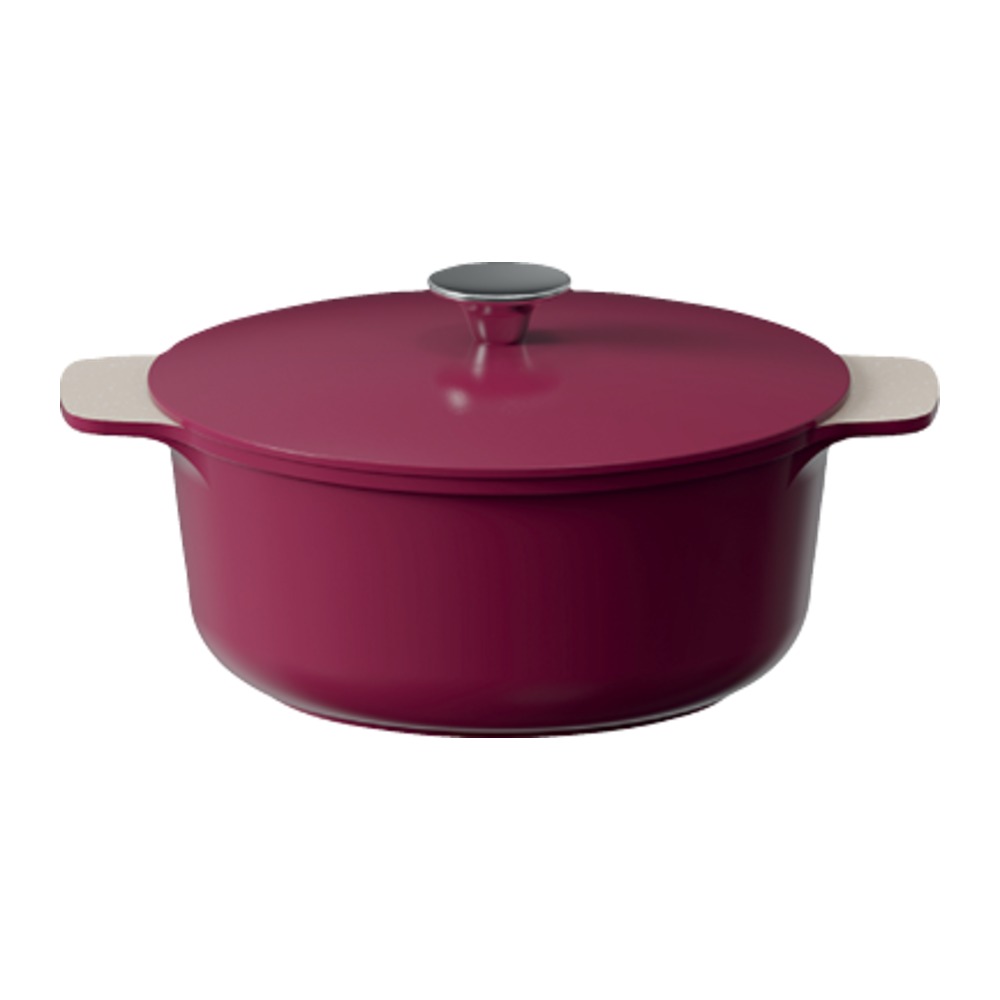 Cooksmart Signature Casserole Pot 20cm Raspberry