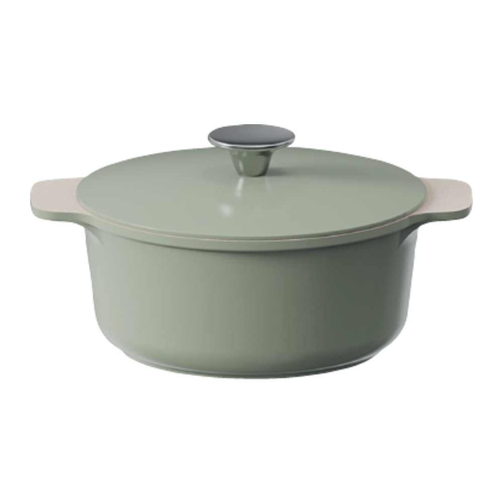 Cooksmart Signature Casserole Pot 20cm Sage Green Cooksmart Signature Casserole Pot 20cm Sage Green