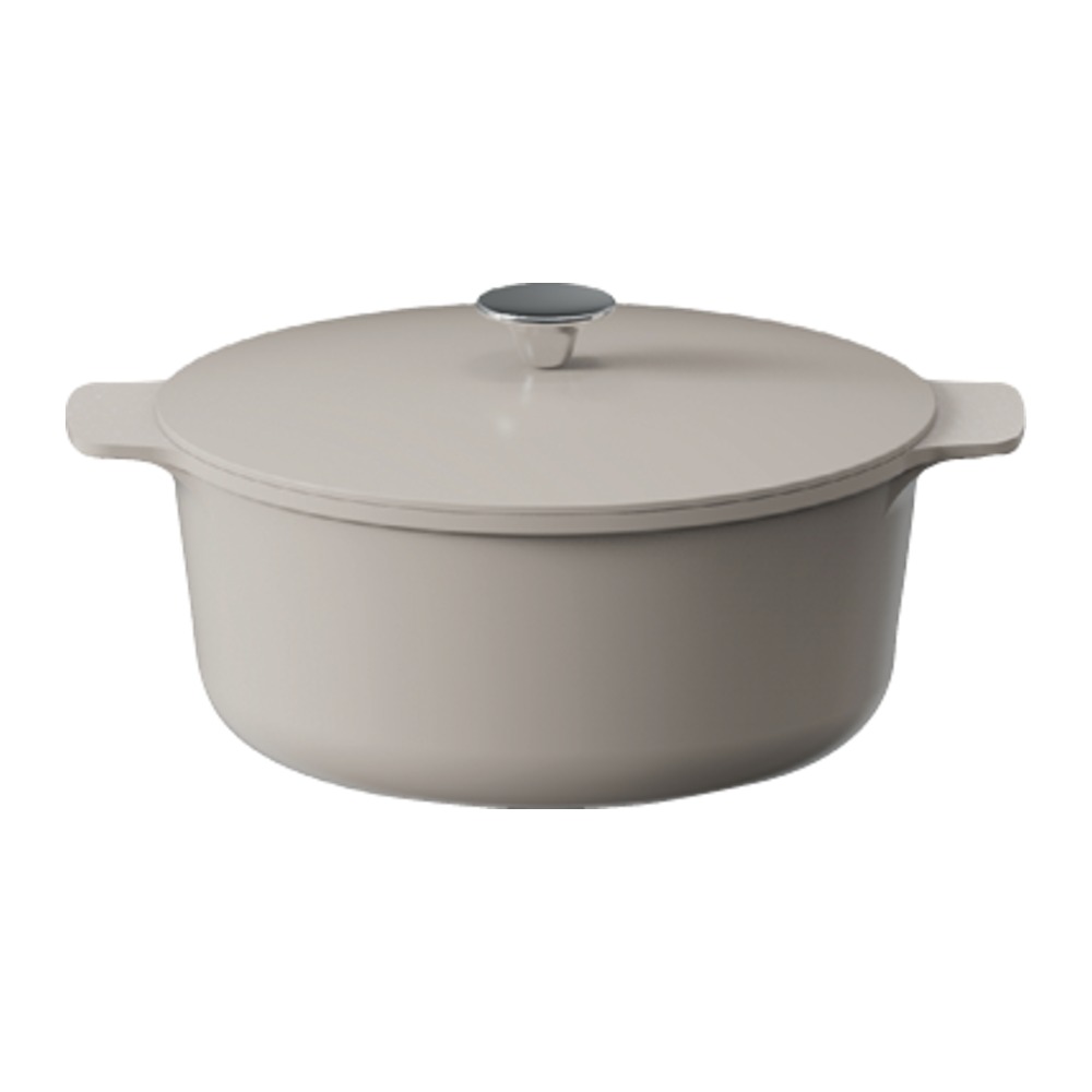 Cooksmart Signature Casserole Pot 24cm Ivory