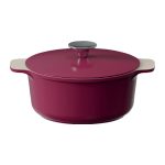Cooksmart Signature Casserole Pot 24cm Raspberry