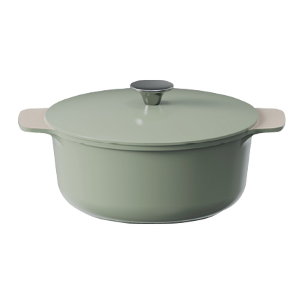 Cooksmart Signature Casserole Pot 24cm Sage Green