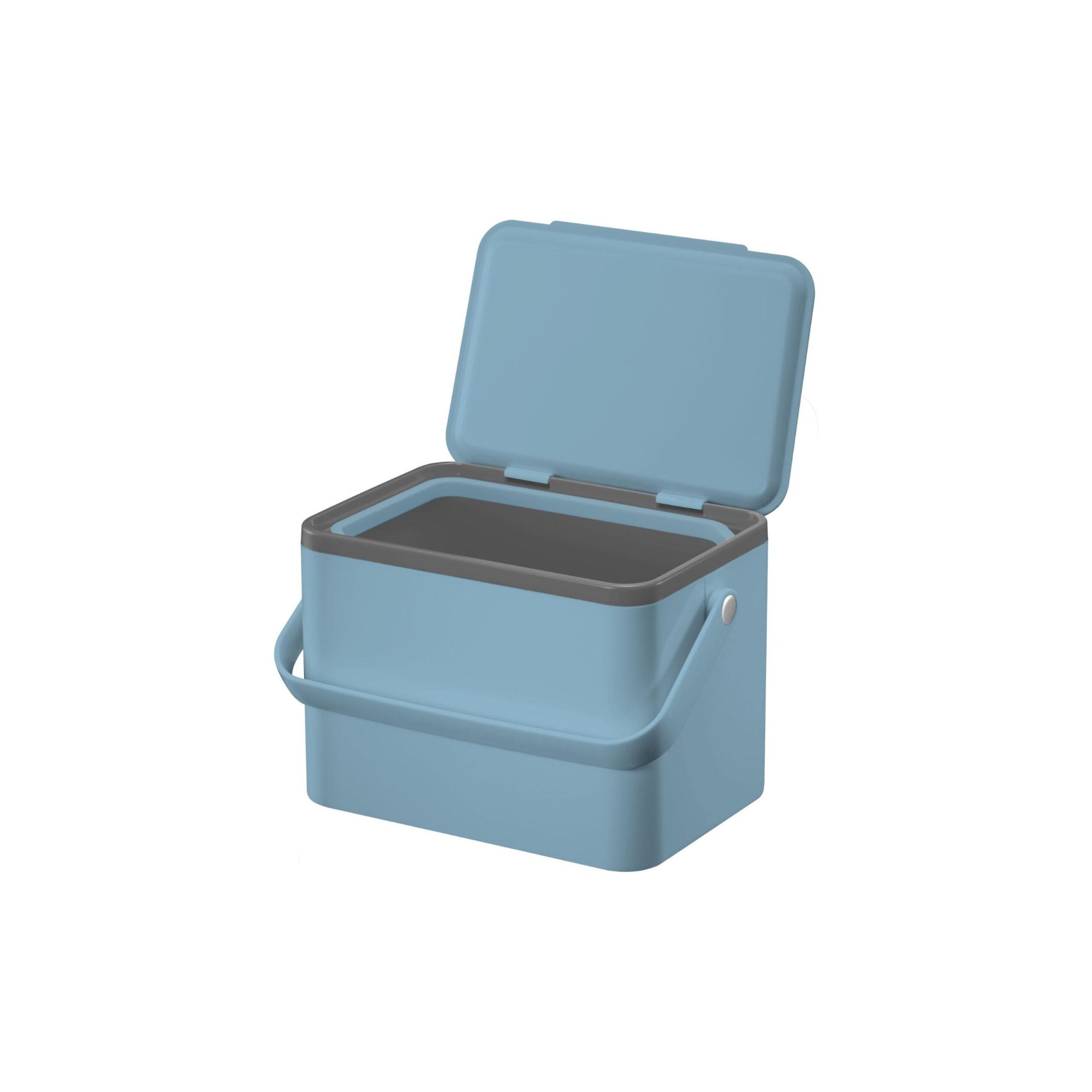 EKO Deco Food Waste Caddy 4L, Titanium Blue EKO Deco Food Waste Caddy 4L, Titanium Blue