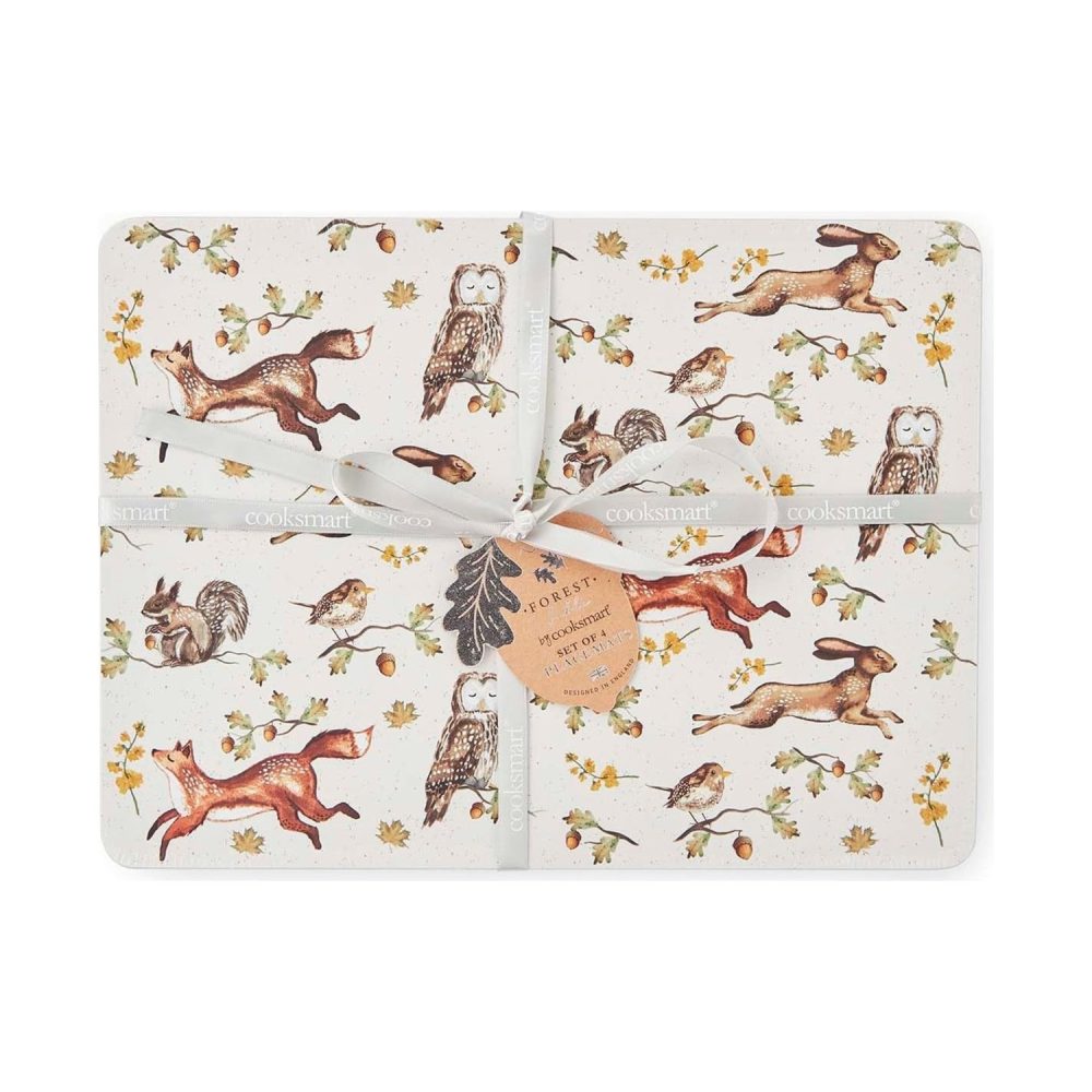 Cooksmart Forest Fable Set of 4 Placemats