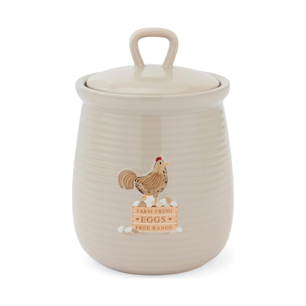 Cooksmart Hen House Lane Canister, Farm Fresh Eggs