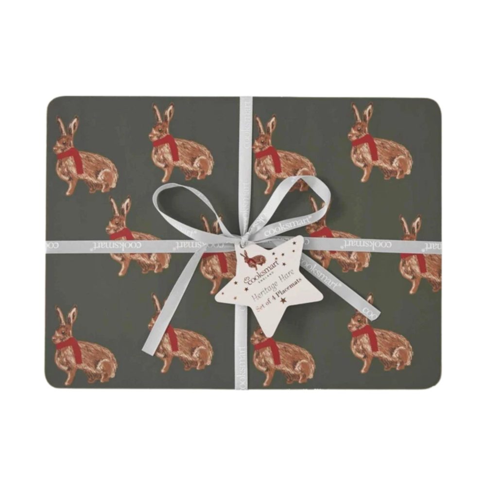 Cooksmart Heritage Hare Set of 4 Placemats