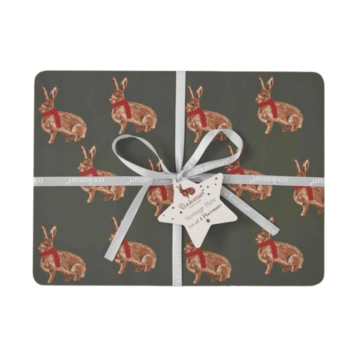 Cooksmart Heritage Hare Set of 4 Placemats Cooksmart Heritage Hare Set of 4 Placemats