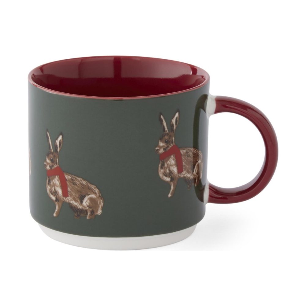 Cooksmart Heritage Hare Stacking Mug 1, Green