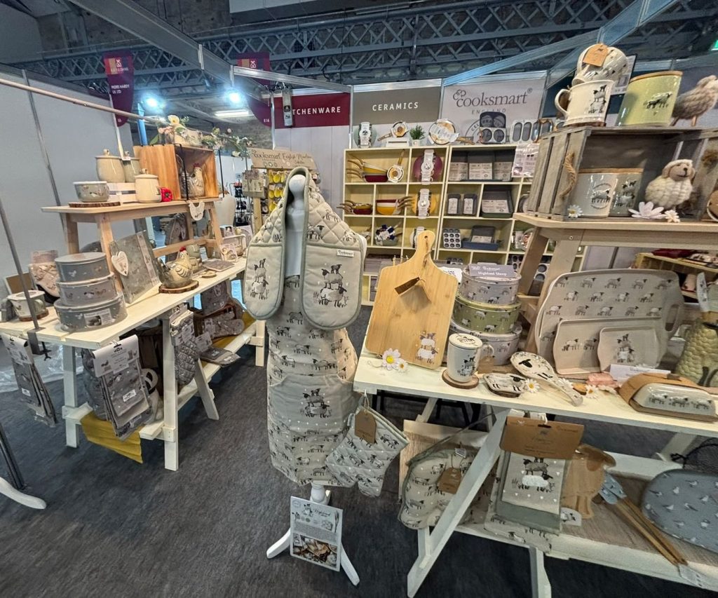 Cooksmart Highland Sheep collection on the MES stand
