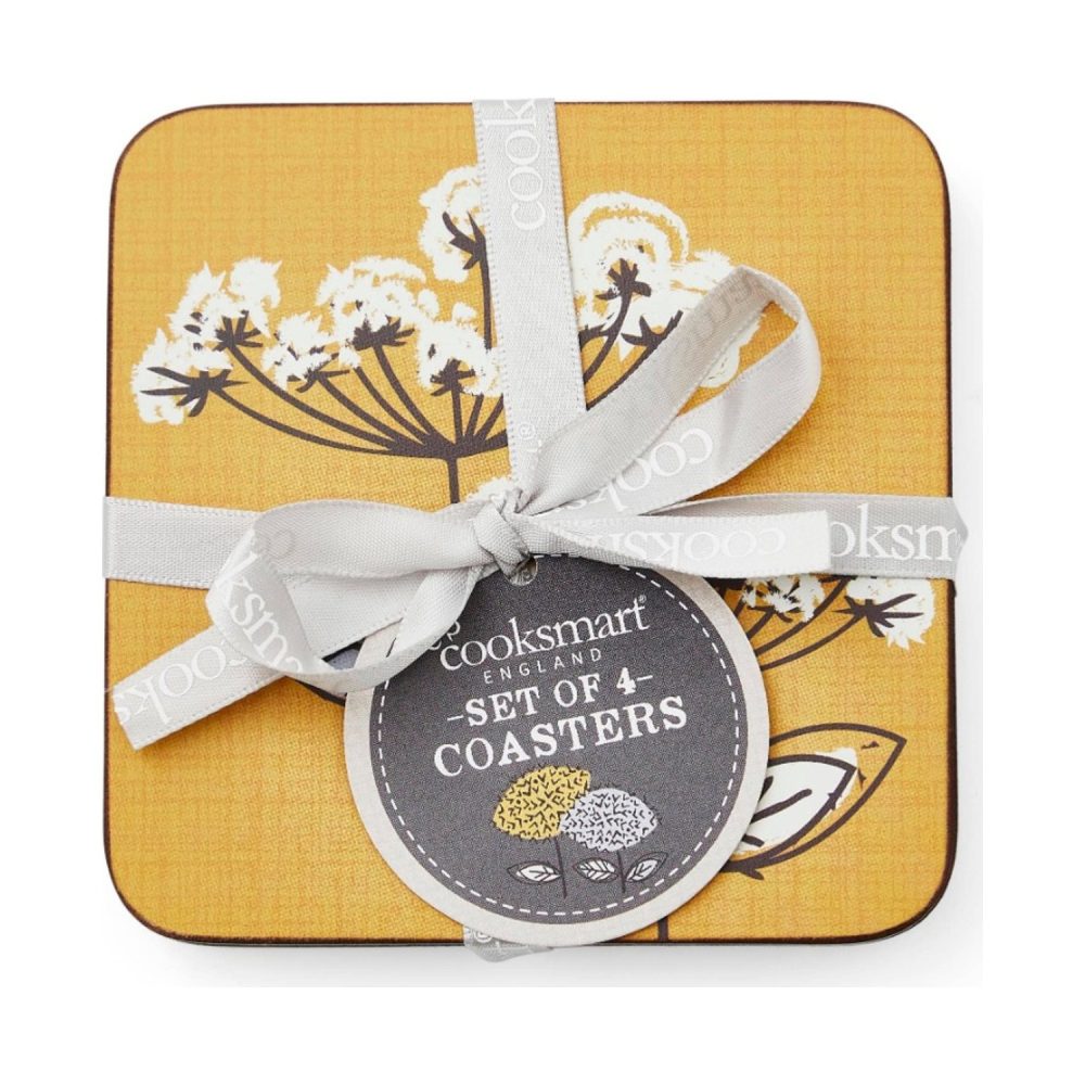 Cooksmart Retro Meadow Set of 4 Coasters